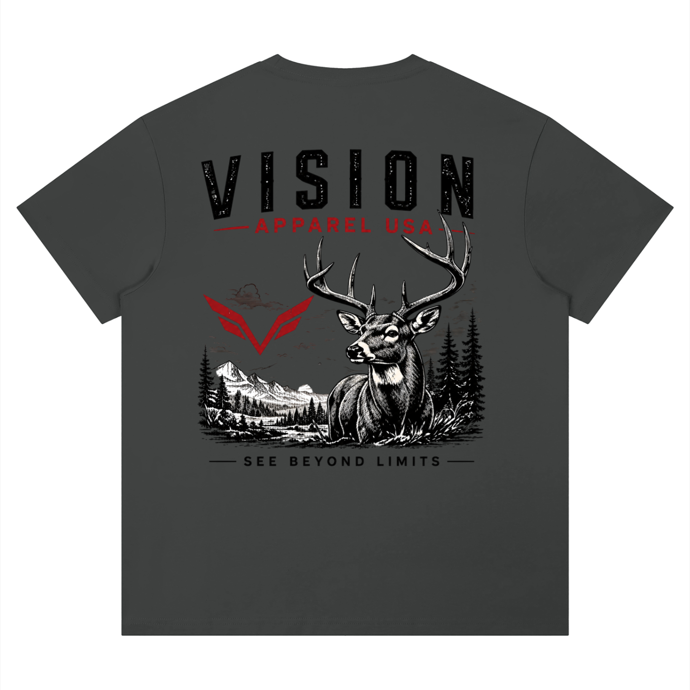 Vision deer graphic tee