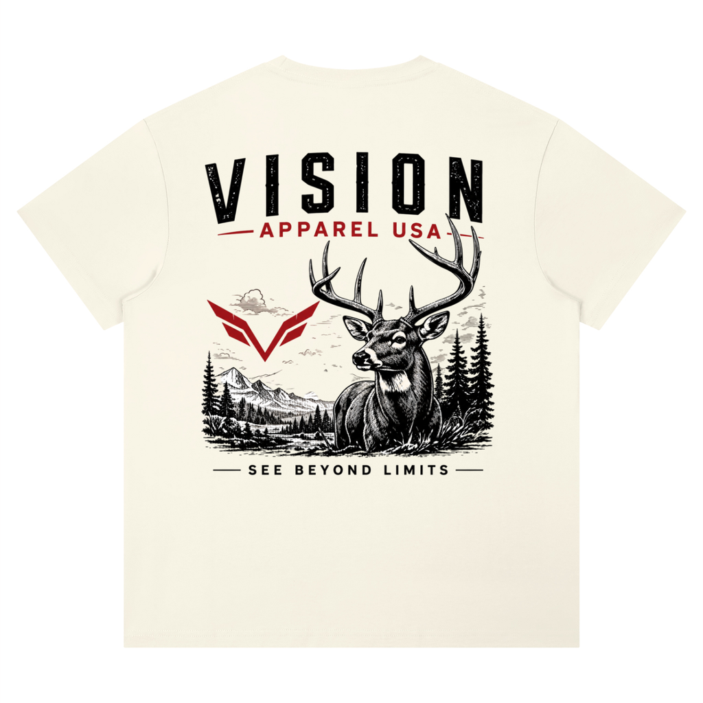 Vision deer graphic tee