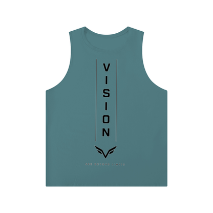 Men's Solid Color Crewneck Tank Top