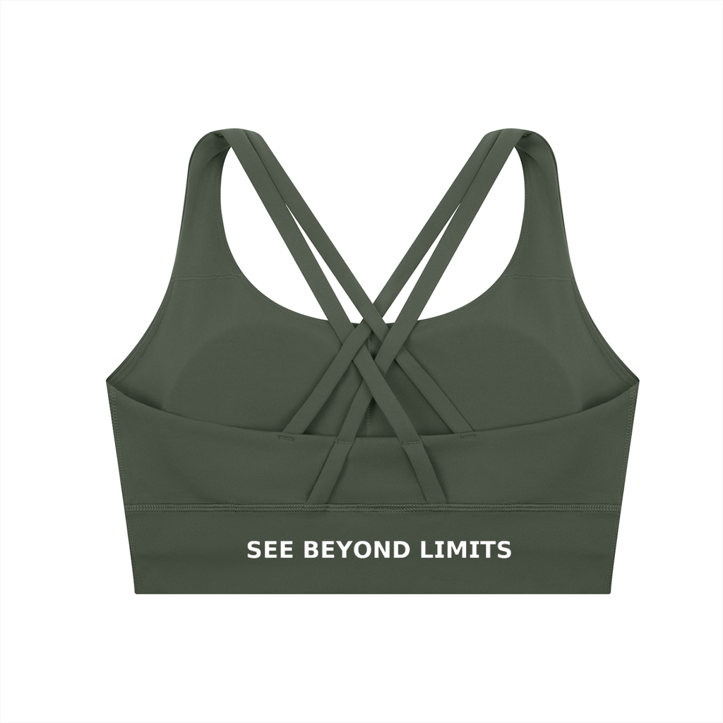 Strappy Criss-Cross Sports Bra