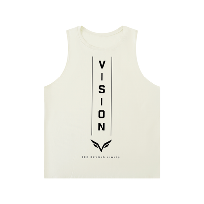 Men's Solid Color Crewneck Tank Top