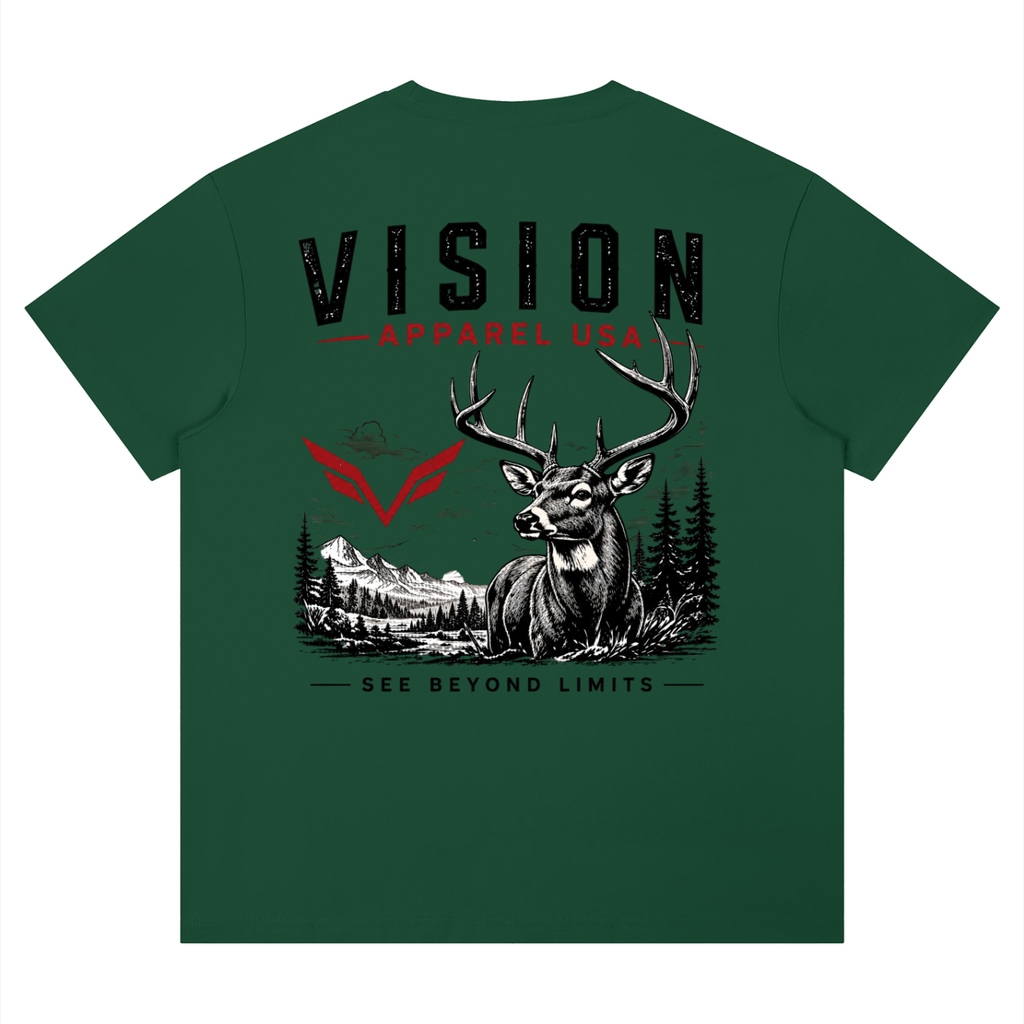 Vision deer graphic tee