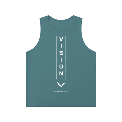 Men's Solid Color Crewneck Tank Top